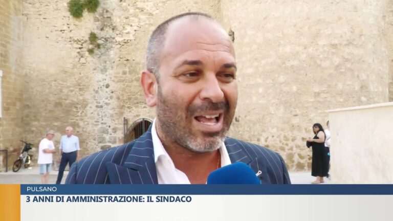 PULSANO.  3 ANNI DI AMMINISTRAZIONE: IL SINDACO