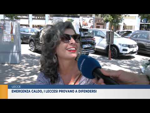 Emergenza caldo, i leccesi provano a difendersi