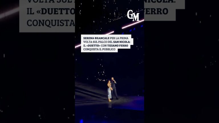 «Bari mi ha adottato»: #TizianoFerro commuove il San Nicola e porta sul palco #SerenaBrancale