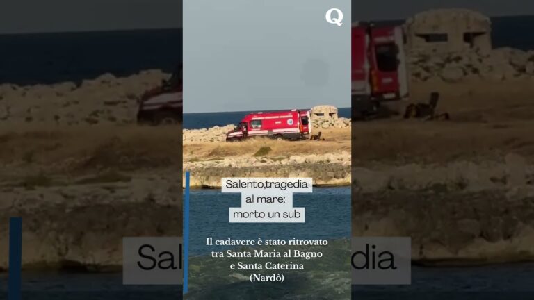 Sub trovato morto nel Salento