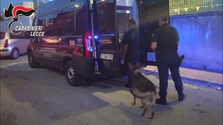 Controlli straordinari dei Carabinieri nel Salento: due arresti, denunce e segnalazioni